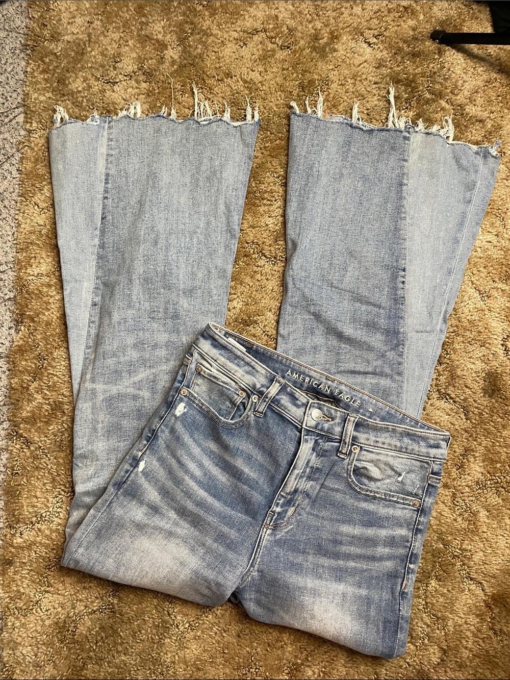American Eagle Next Level Stretch Festival Flare Size 8 Regular